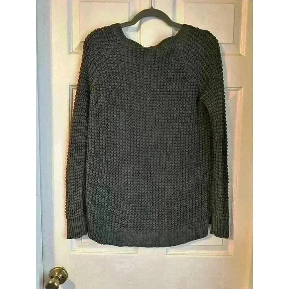 American Eagle Knit Jegging Sweater Gray Large Size M - Picture 4 of 4